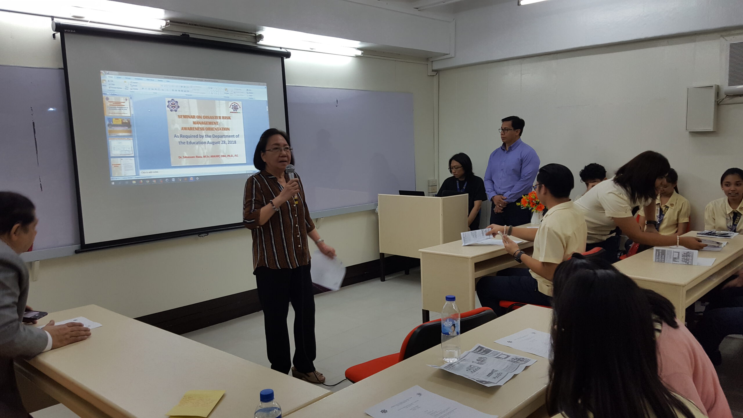 DRM Seminar prepares PSBA-Manila SHS Students for Disasters